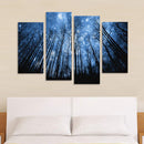 Star Forest on Canvas - 4 Panel