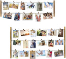 Clothesline Style Wall Photo Collage