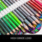 Colored Pencil Roll-Up Set - 72 Piece