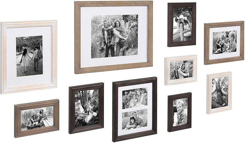 Kate and Laurel Gallery 10-Piece Wall Picture Frame Kit, Set of 10